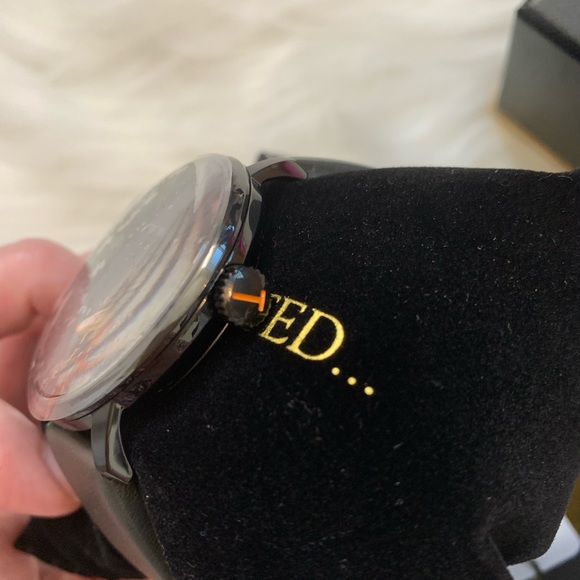 Ted Baker Jame Leather Strap Watch - Picture 6 of 6